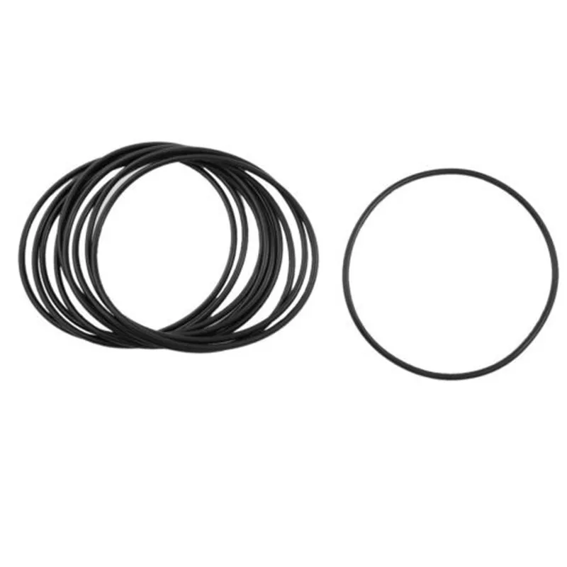 93mm x 100mm x 3.5mm Rubber Sealing Washers Oil Filter O Rings Black 20 Pcs