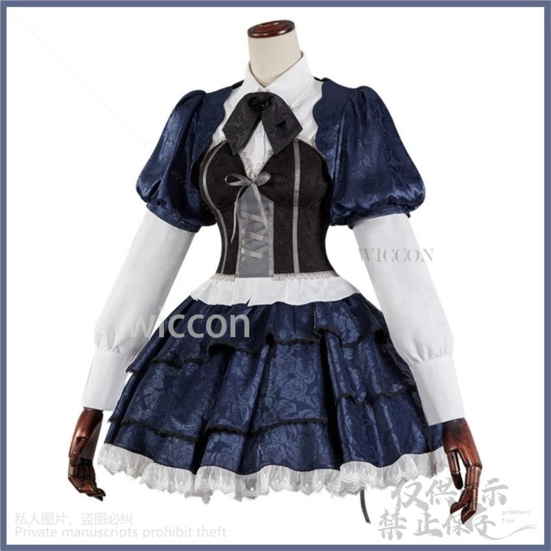 Anime Liefde, Chunibyo & Andere Waanideeën Takanashi Rikka Cosplay Kostuum Pruik Prinsessenjurk Lolita Woman Kawaii Party Set