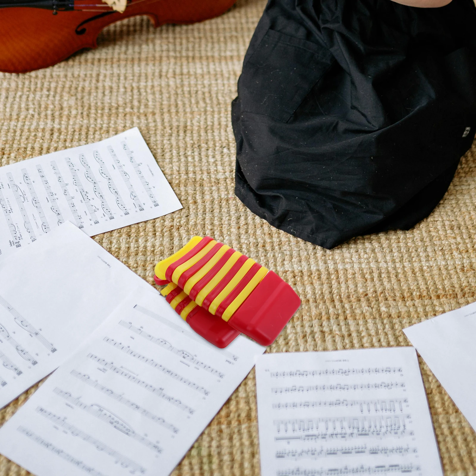 

Montessori Plastic Clatter Musical Instrument Kid Early Education Sensory Development Cognitive Learning Portable Plaything