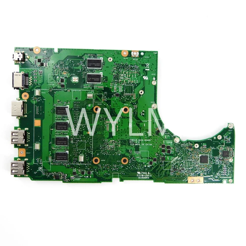 K401LB Laptop Motherboard For ASUS A401L  A401LB K401L K401LB Mainboard  i3/i5/i7 5th CPU GT940M/V2G 4GB RAM  Tested OK