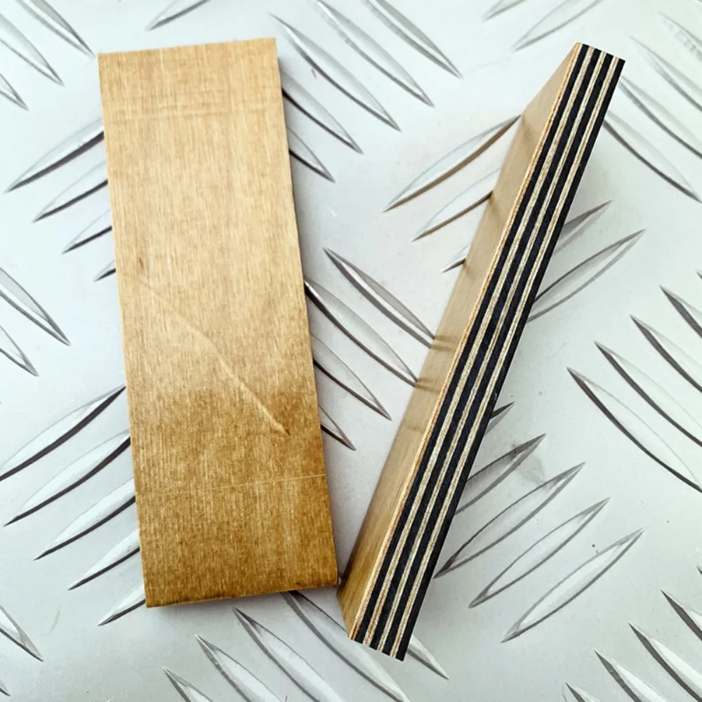 Unfinished Dyed Stabilized Wood & Tech Wood Blanks - Knife Handle, Bow Grip, Slingshot Handle Scales for DIY Craft