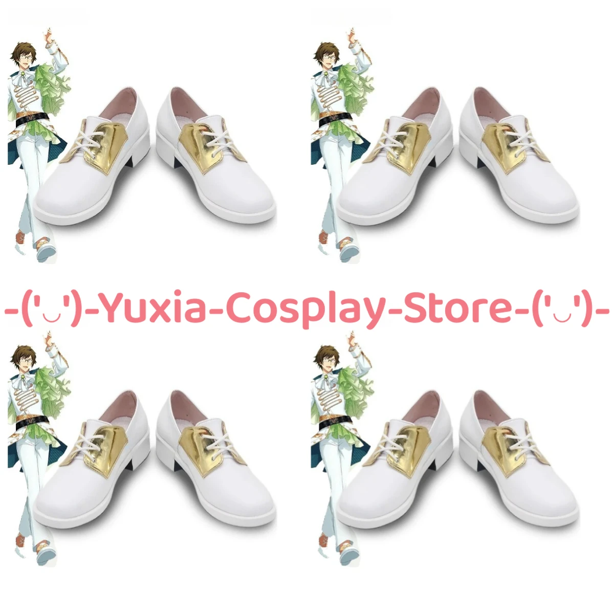 

Yuxiacosplay! Tokyo Nikaido Yamato Cosplay Shoes Anime Game Character Prop PU Leather Boots Halloween Carnival Party Costume