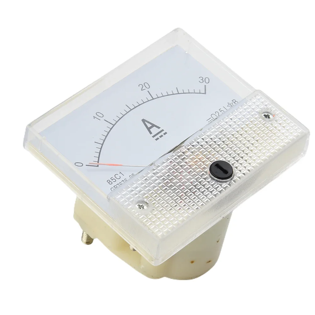 30A AMP Analog Ammeter Ammeter Panel Analog 1pcs 64*56mm Electronic Components Portable To Measure Electrical Current