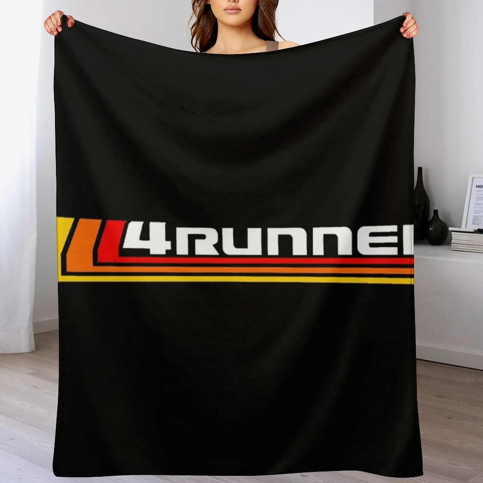 4 Runner heritage logo Throw Blanket Heavy Decorative Sofa Blankets