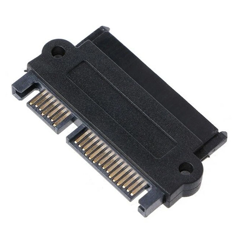 SFF-8482 SAS 22 Pin to 7 Pin + 15 Pin SATA Hard Disk Drive Raid Plug Adapter