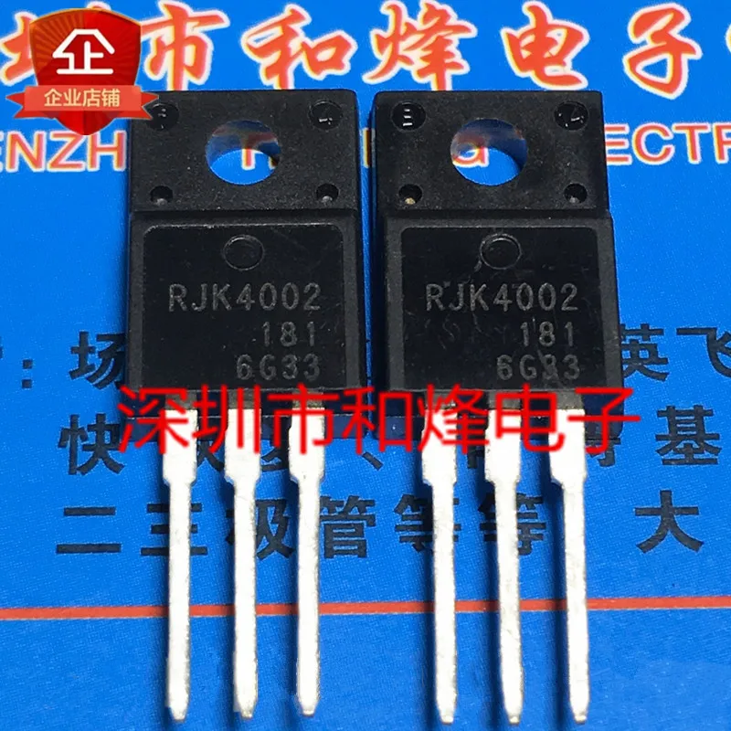 5 pieces RJK4002   TO-220F 400V 3A