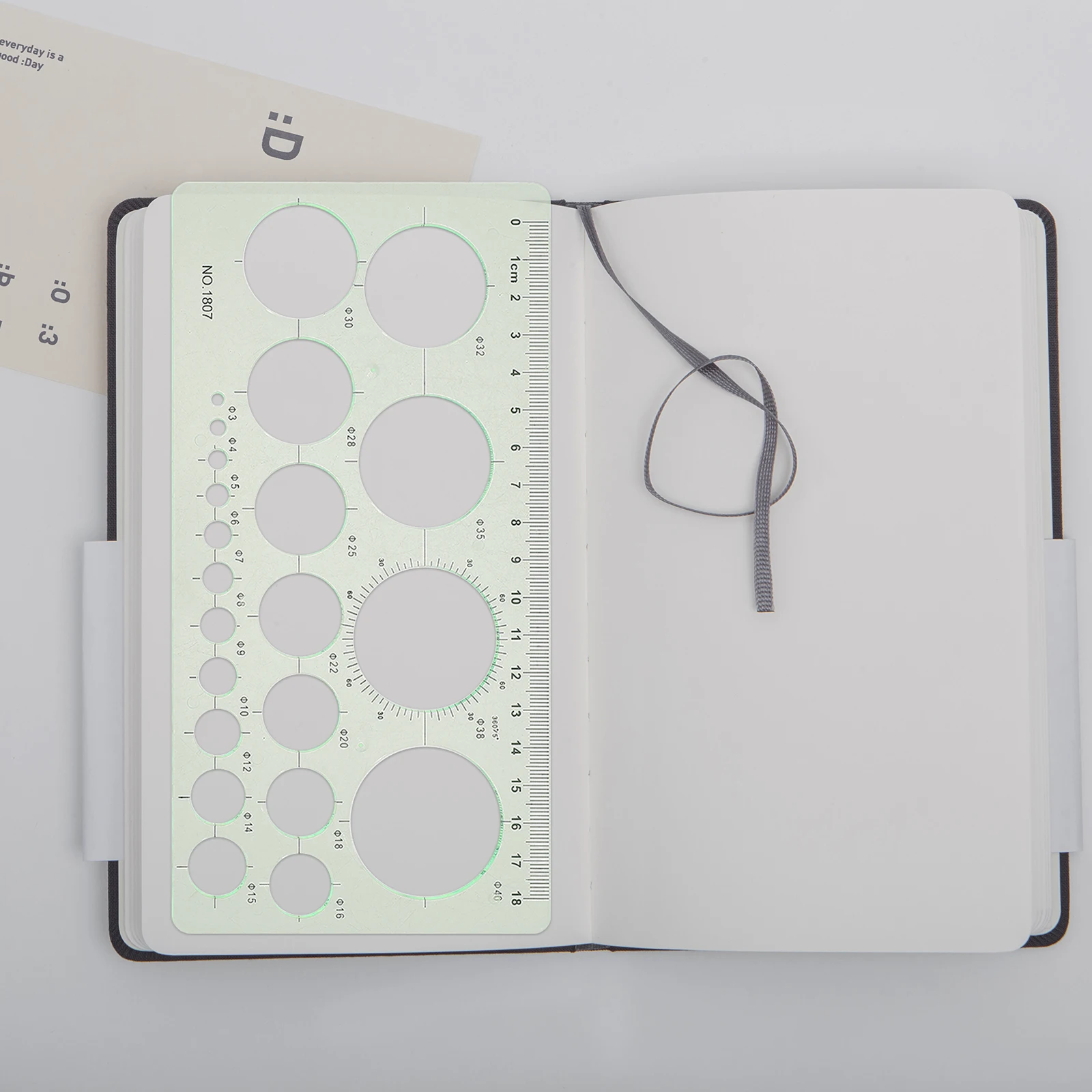 9 stuks geometrische meetsjabloon liniaal tekenbenodigdheden cirkel ovale stencils kantoor thuis school architectonische sjablonen