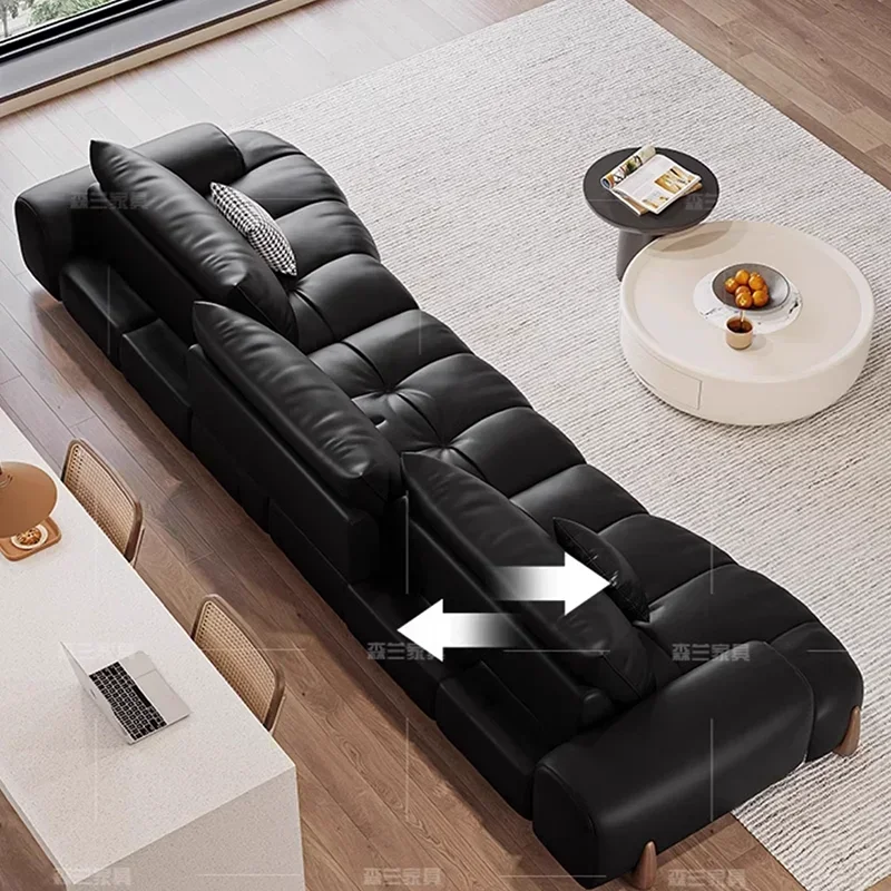 

Leather Nordic Living Room Sofas Lazy Cute Luxury Lounge Tiny House Sofas Decor Multifunctional Lounge Suite Furniture