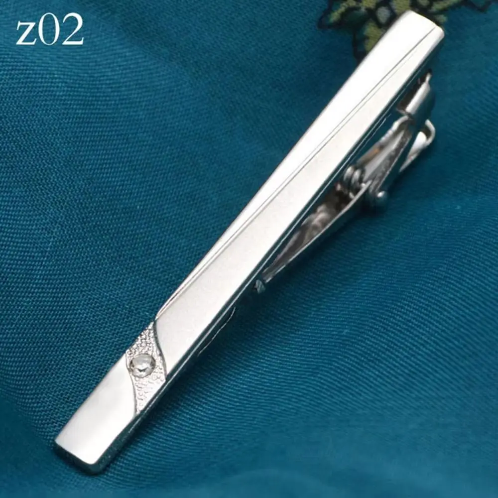 1Pcs New Metal Tie Clip Silver Iron Men Necktie Bar Clasp Simple Male Shirts Tie Pin For Wedding Gentleman