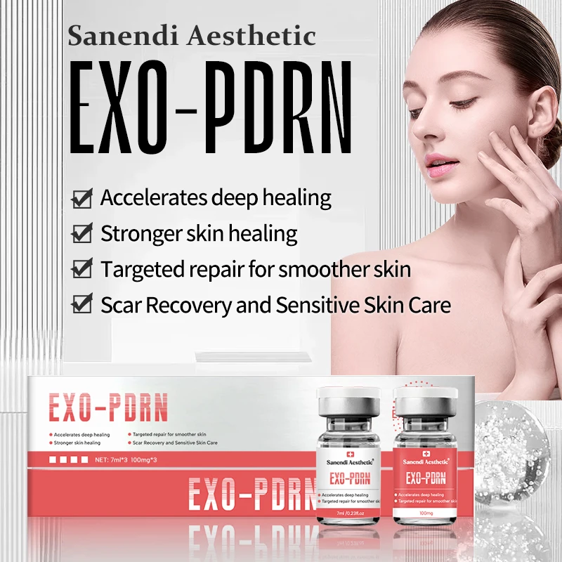 

EXO-PDRN Korean Skin Care Facial Care Set HA Moisturizing Antioxidant Essence Stem Cell Serum Booster Anti-aging