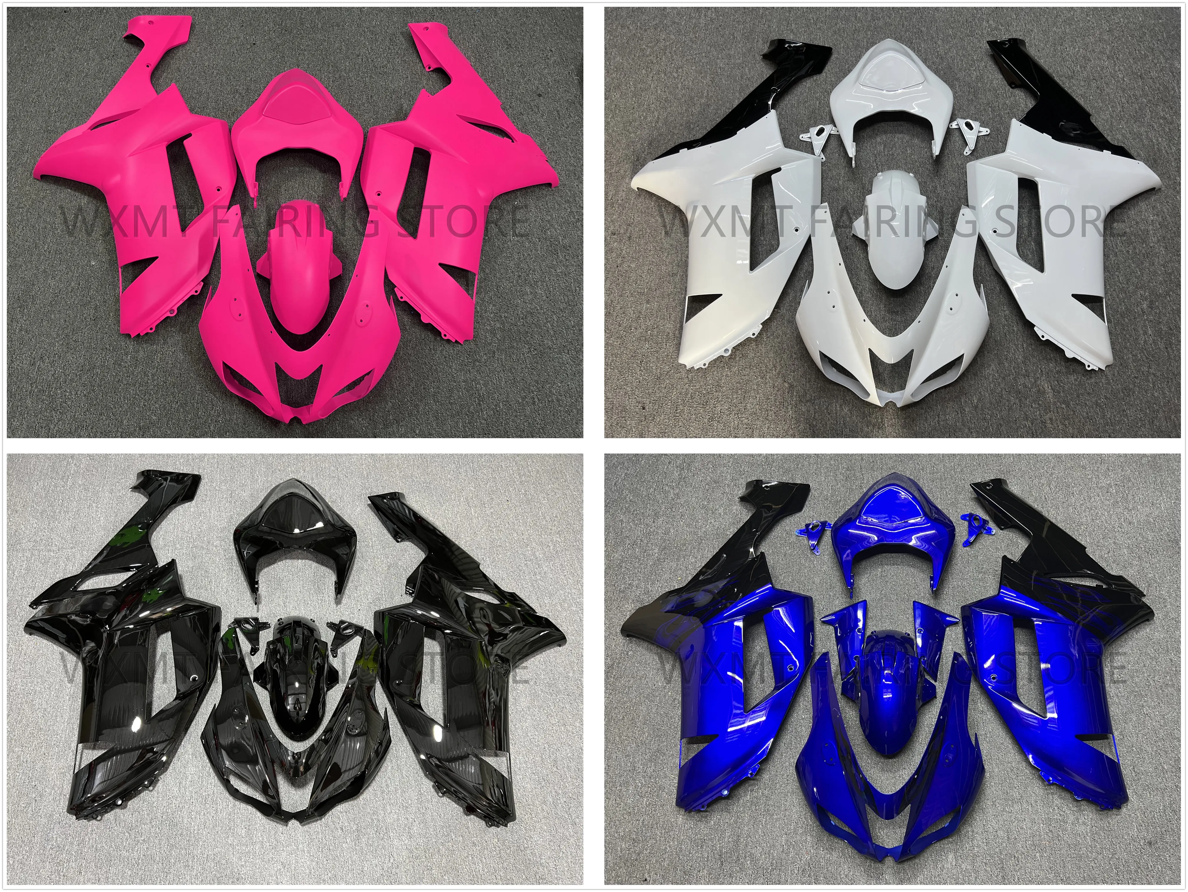 NEW ABS Motorcycle Injection mold Fairings Kit fit for Ninja ZX-6R 2007 2008 ZX6R zx 6r 636 2007 2008 bodywork full fairing kits