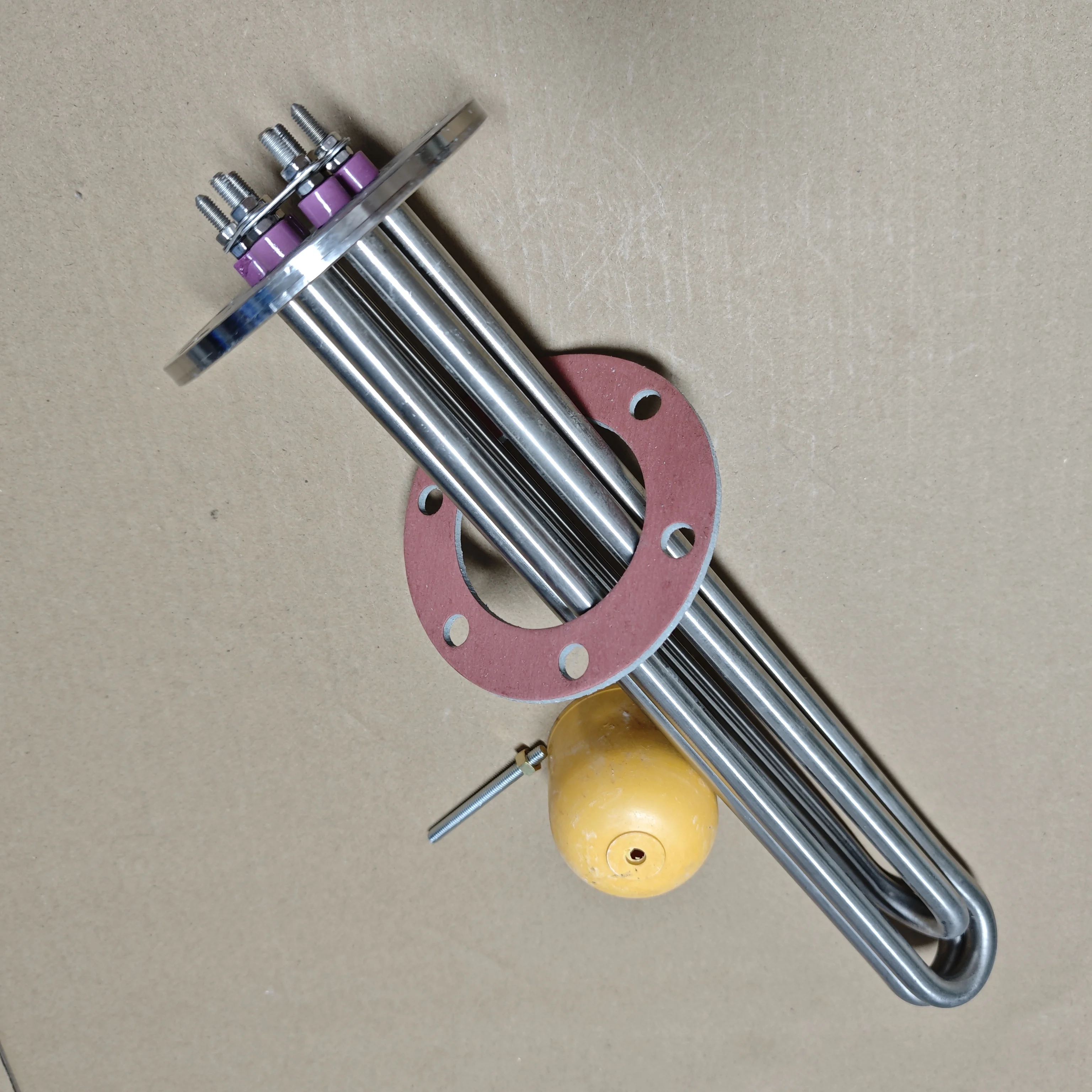 عنصر تسخين الغمر 115 مللي متر شفة 220 فولت/380 فولت الفولاذ المقاوم للصدأ أنبوبي سخان غلاية مياه 3KW/6KW/9KW/12KW/15KW/18KW