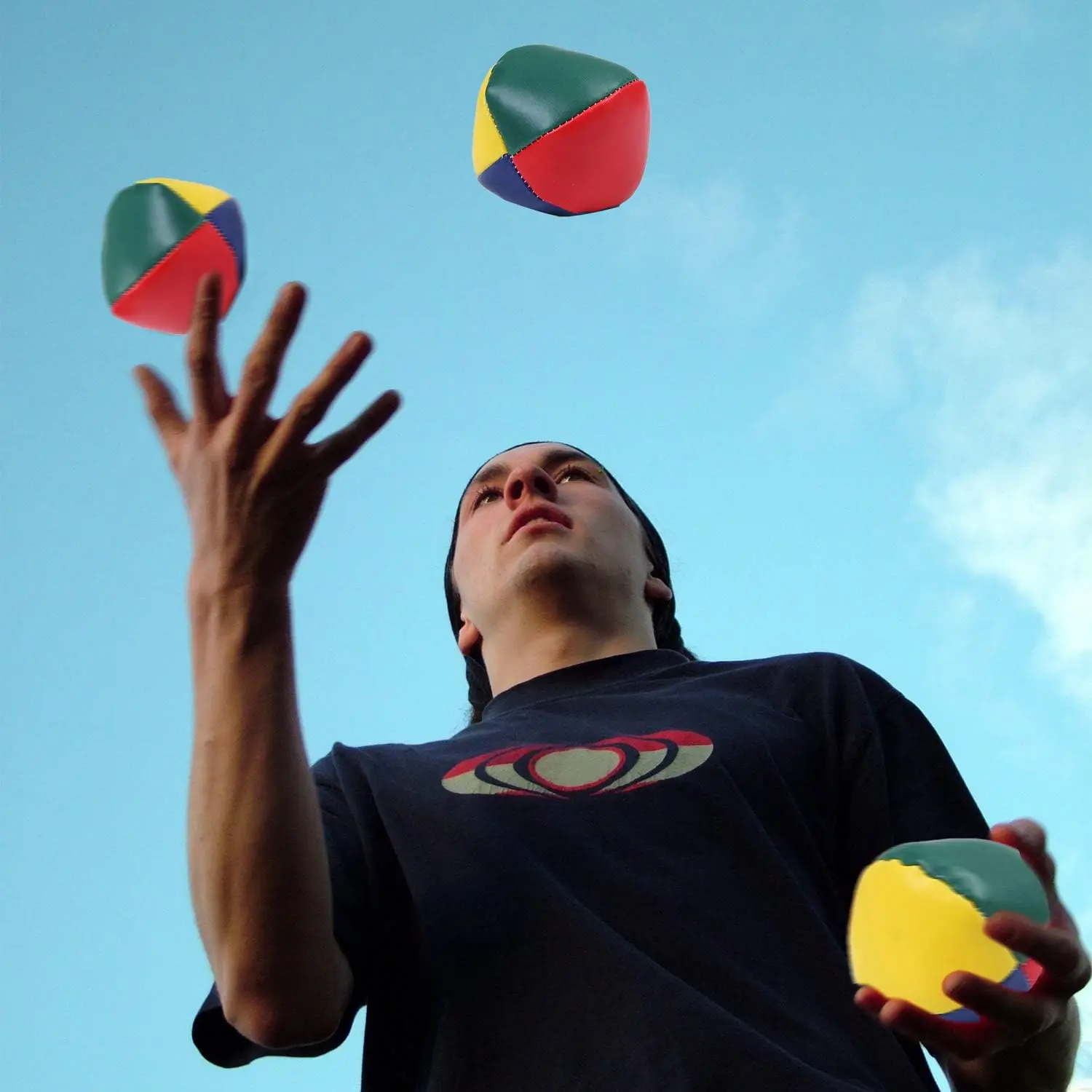 3PCS Smooth and Durable Juggling Ball Set for Beginners Circus Children Outdoor Sandbag Toys Parent-Child Interaction