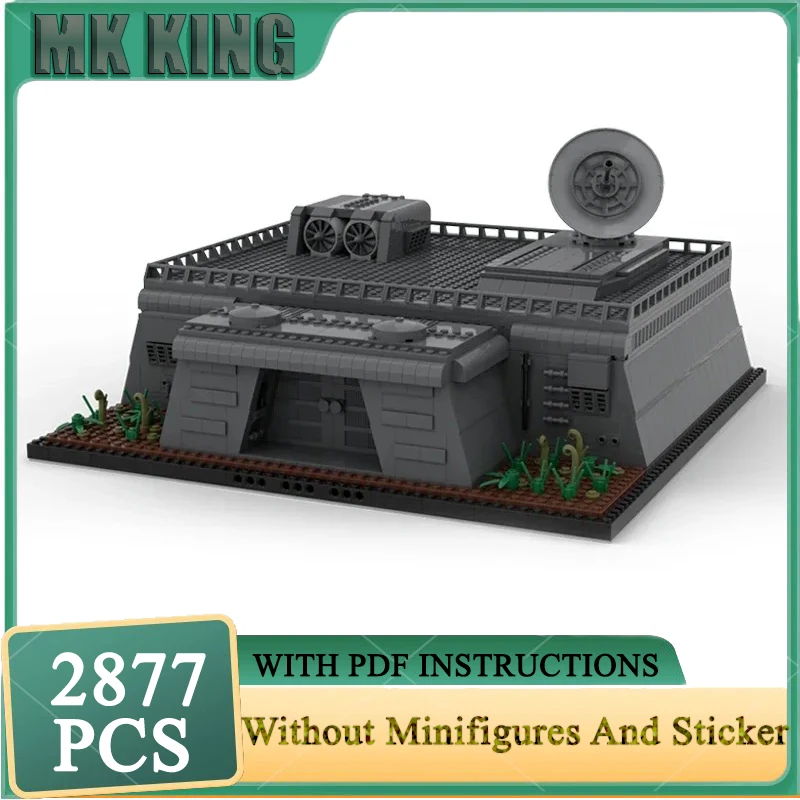 

Строительные блоки Moc, улучшенная модель императорской бункеры, технология, звезды, кирпичи из фильмов, сделай сам, сборка, строительная игрушка, праздничные подарки
