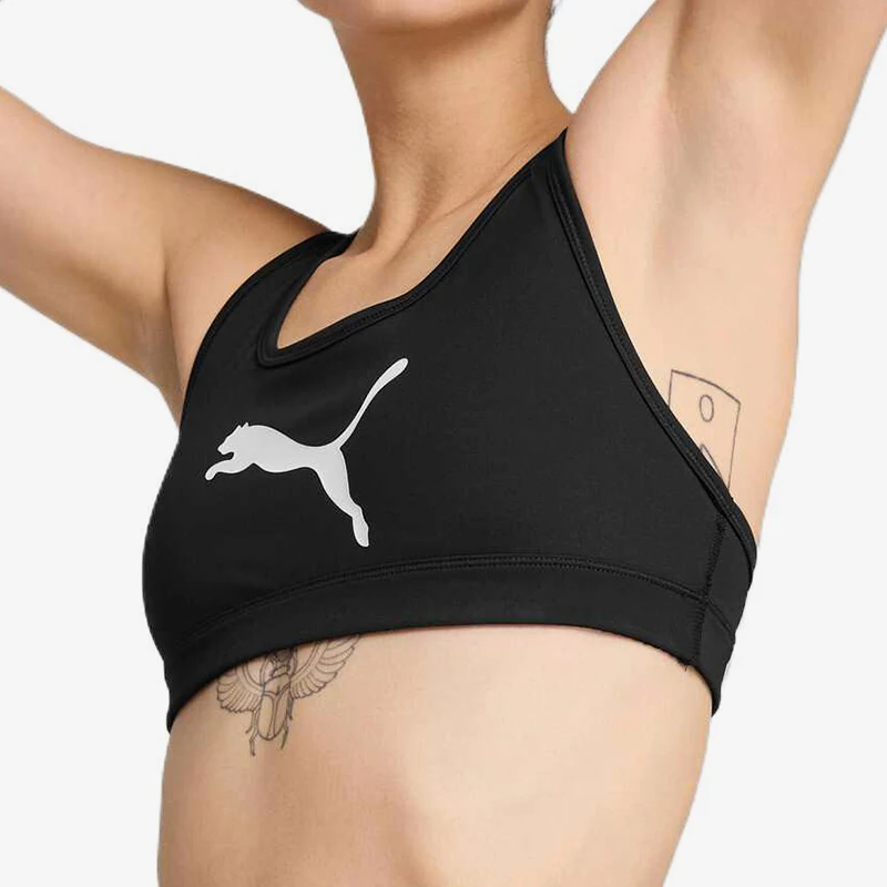 

Puma Genuine 4KEEPS BRA женский сетчатый дышащий спортивный бюстгальтер для тренировок 527356-51