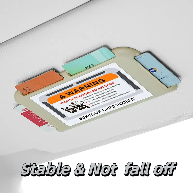 Auto Zonneklep Organisator Auto Interieur Kaart Clip Plakken Mount Kaarten Opbergdoos Auto Benodigdheden Kaart Organisatoren Voertuig Accessoires