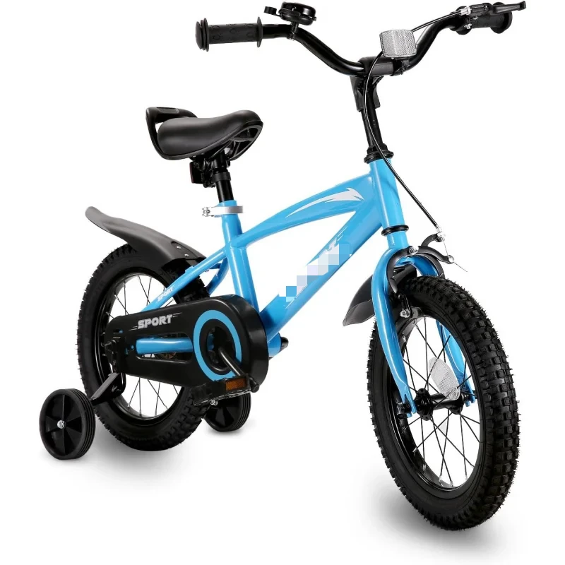 AQCHRUN Kids 14 Kid's Bike with Tining Wheels; Kickstand Prefect Rider Height 36-42 Inch Children Bicycle for Age