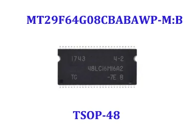 Free Shipping 1PCS/10PCS/50PCS/100PCS MT29F64G08CBABAWP-M:B 29F64G08CBABAWP FLASH TSOP-48 Brand New Original IC CHIP