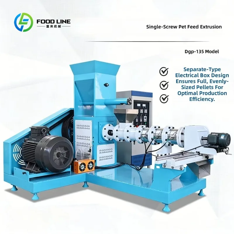 Customized Commercial Aquatic Fish Feed Pellet Machine Floating & Sinking Type Extruder for Shrimp, Crab, Pet Food Production