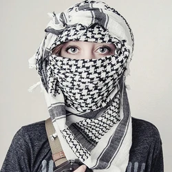 2024 Nieuwe Militaire Tactische Woestijn Hijab Sjaal Moslim Hoofddoek Islam Arab Keffiyeh Hoofd Hals Sjaals Wrap Voor Mannen En Vrouwen