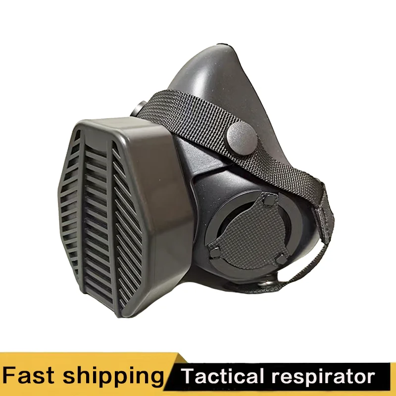 

Тактический респиратор для улицы, полумаска для лица, тактический респиратор в шлеме, подходит для стрельбы боевых игр CS