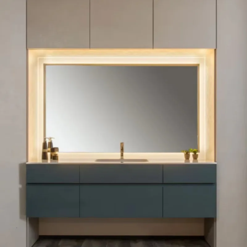 

Custom bathroom vanity modern floating drawers cupboards bathroom vanity hotel apartment