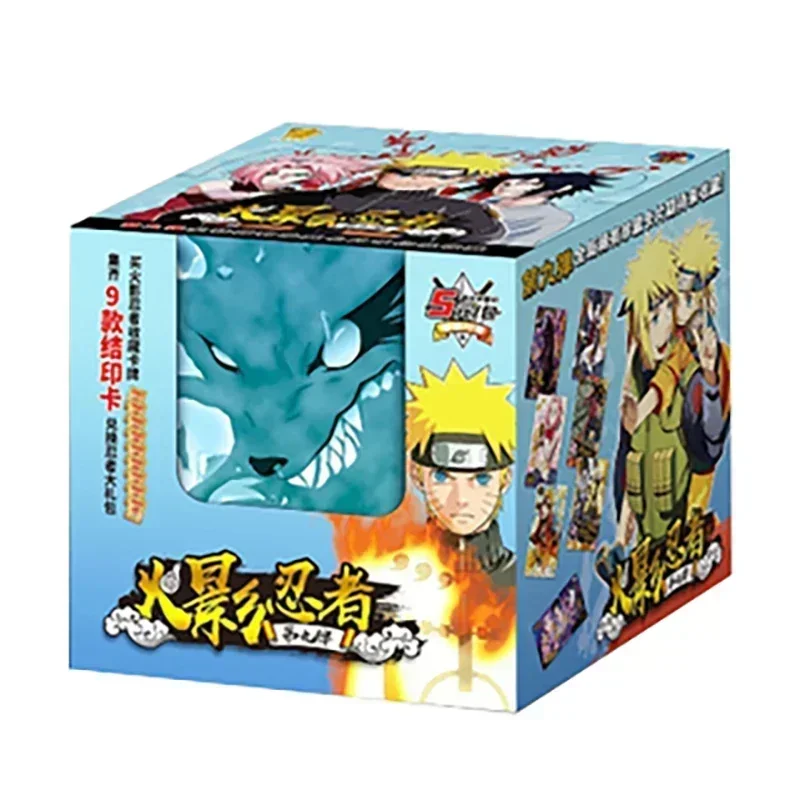 New Original Naruto Deluxe Collection Edition Card Naruto Sasuke Anime Character TCG Board Game Toys Children Christmas Gifts