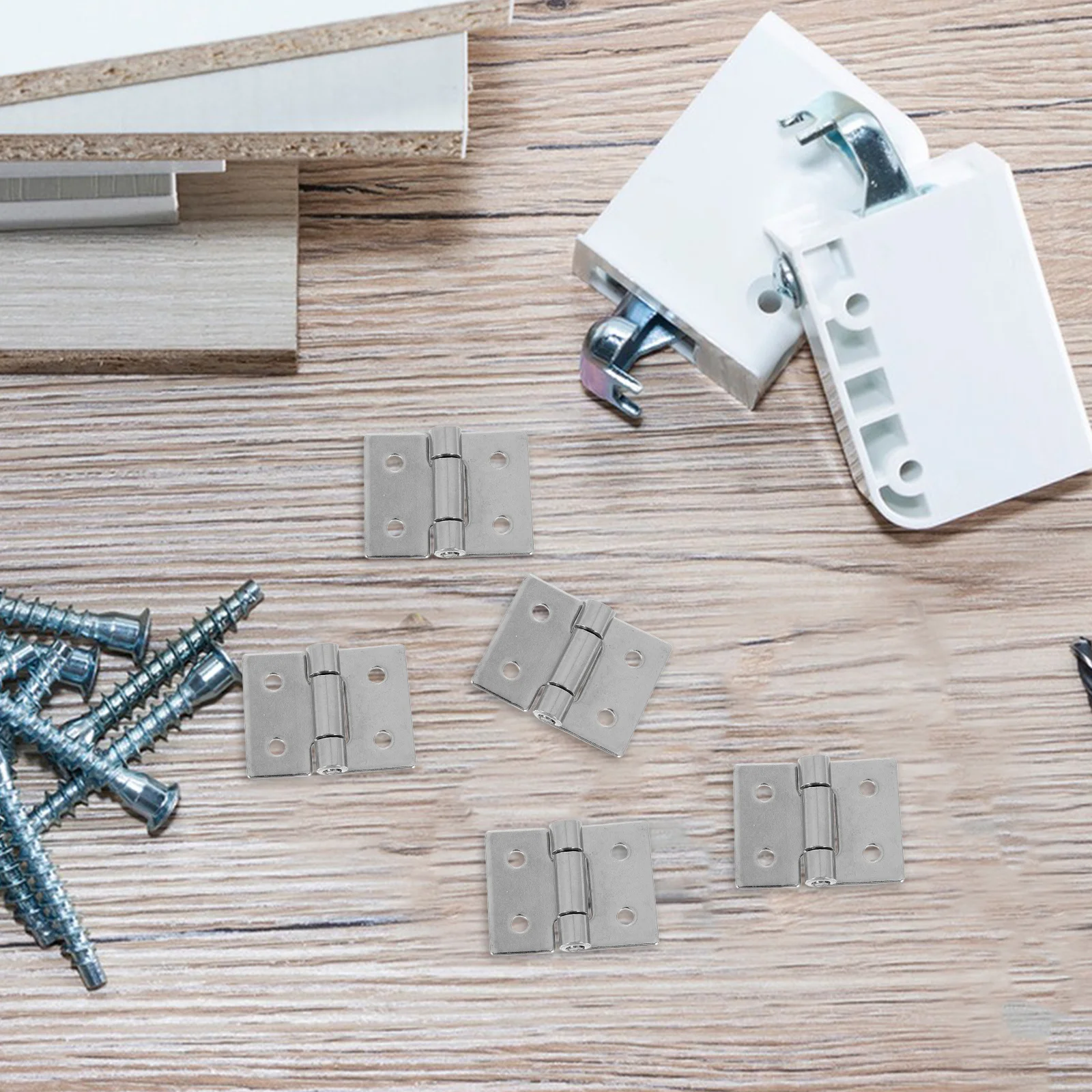 

2pcs Metal Door Hinges 3 Inch Heavy Duty For Barn Garage Basement Bathroom Laundry Cabinet Wood Box Mute Smooth Closing Hinges