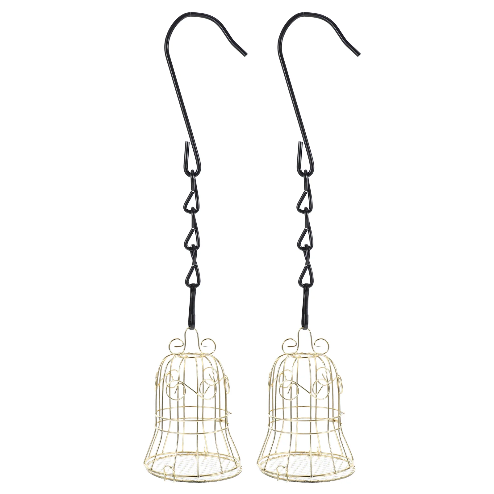 

2 Pcs Bird Feeder Humingbird The Hanging Iron Hummingbird Handheld Kit Cute Feeders for Outdoors