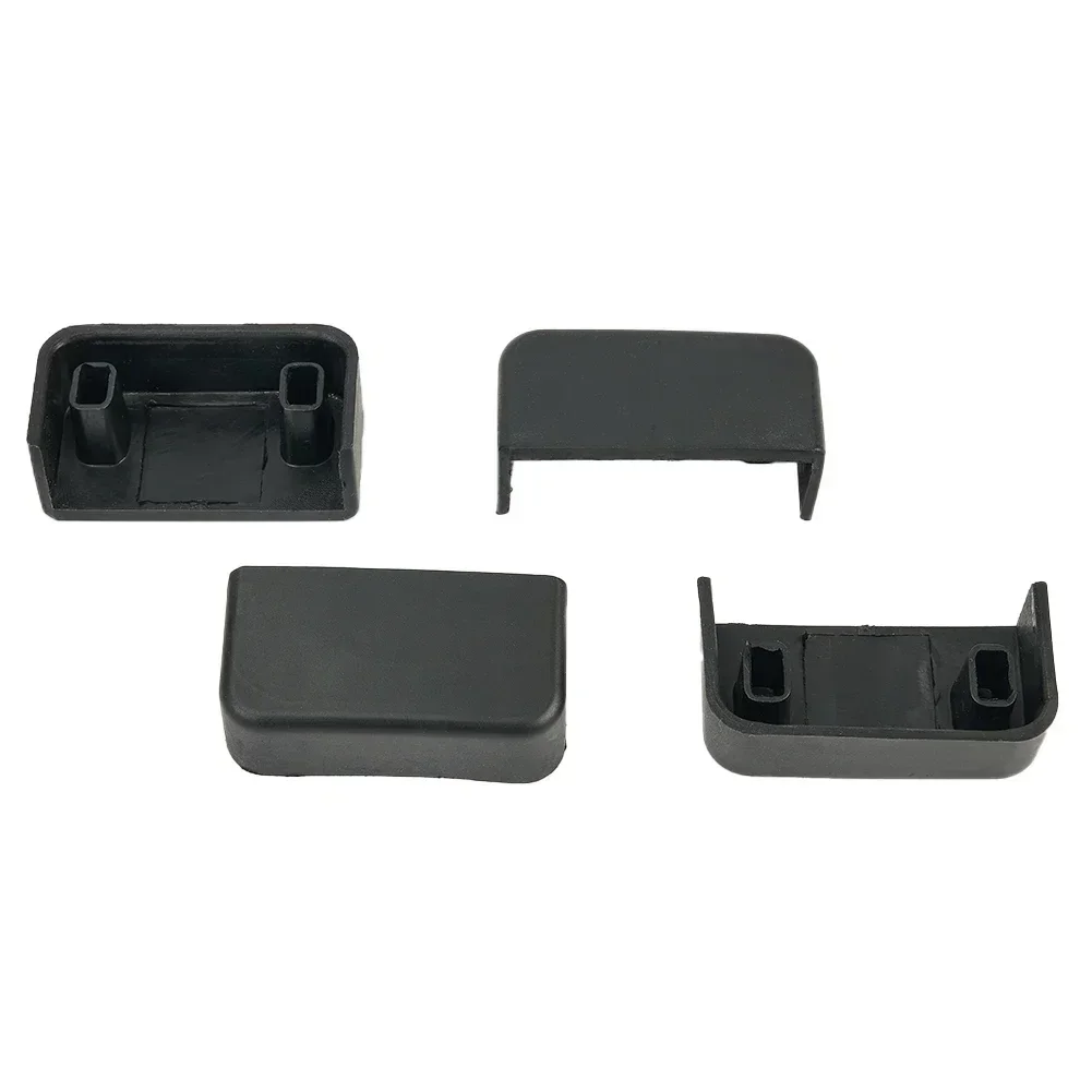 Parts Rail Anti-kick Rubber Plug 4 Pcs Accessories Black For Tesla-Model Y 3 Rear Seat Replacement Slide Brand New