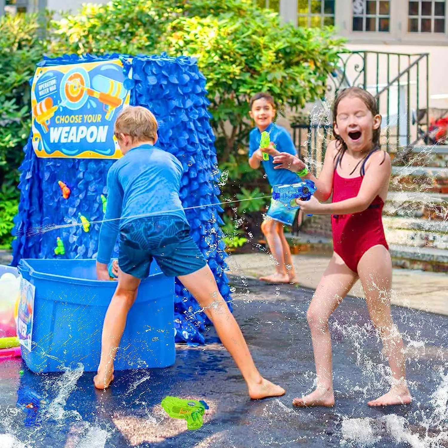 Mini pistola ad acqua per bambini Pistola ad acqua leggera Summer Squirt Water Blaster Piscina giocattolo per nuoto all'aperto Combattimento in acqua sulla spiaggia