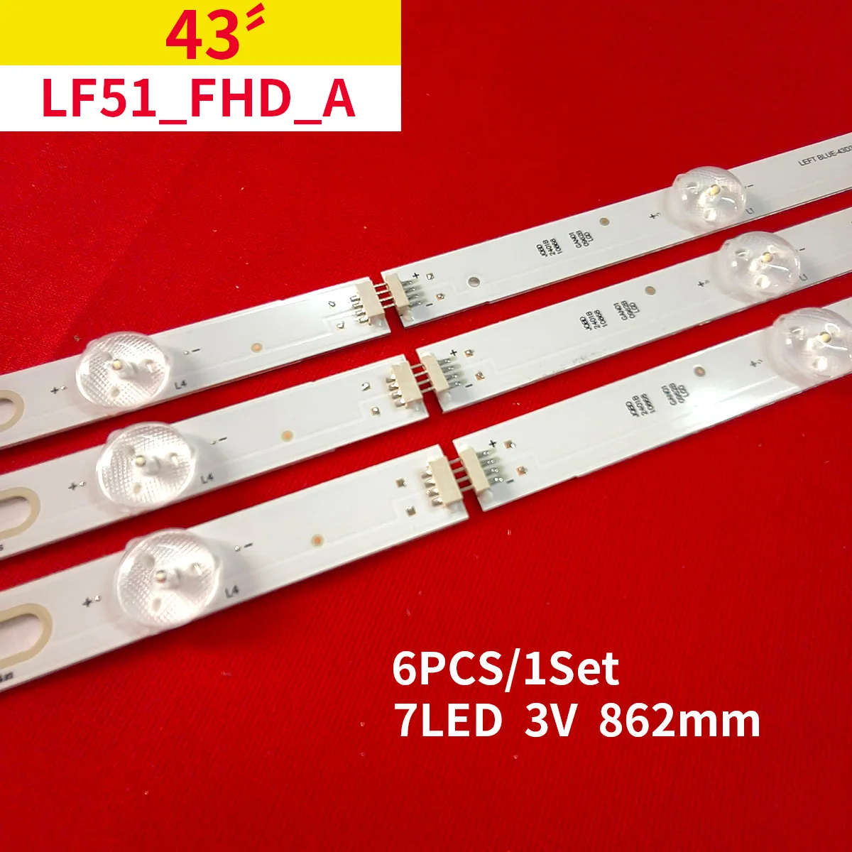 

6pcs 6916L-0962A 6916L-0962B COB 43LF51 FHD Rev02 A-TYPE (15.3.03) LEDAZ SSC_43inch_FHD_A_REV02 LGE_WICOP_FHD 43inch_REV00_A B