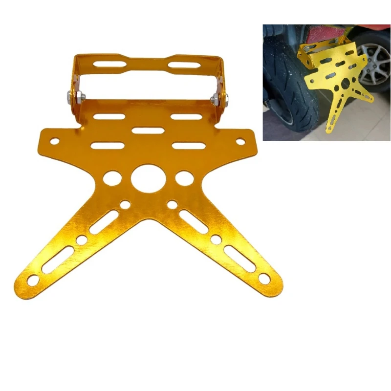 

Aluminum Alloy Universal Motorcycle Rear License Plate Holder Frame Motorbike Scooter Registration Number Bracket