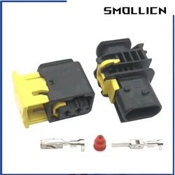 1 Set 2 Pin 1-1418483-1 3.5mm TE Type New Energy Automobile Waterproof Connector Automobile PTC Heater Plug 1-1703841-1