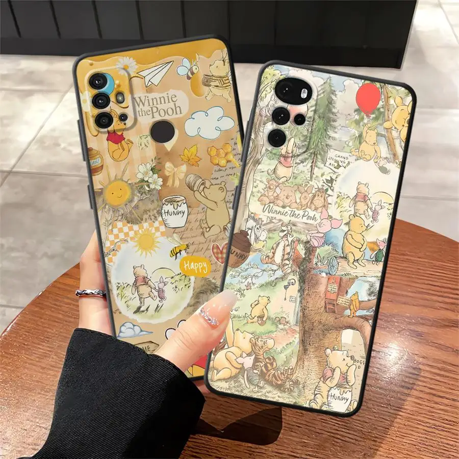 Чехол для Moto S30 Pro X30 Pro Edge 20 30, мягкий чехол для телефона Disney Winnie The Pooh