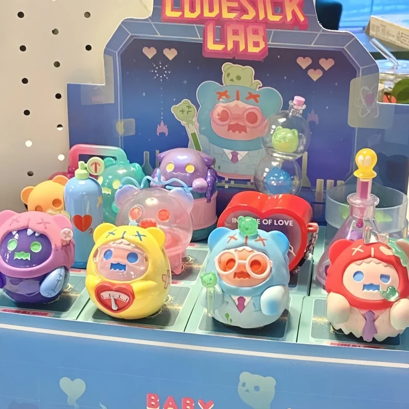 

2025 Hot Sale Genuine Ghost Bear Shinwoo Love And Lab Series Kawaii Action Anime Figures Doll Cute Figure Ornament Toys Gifts
