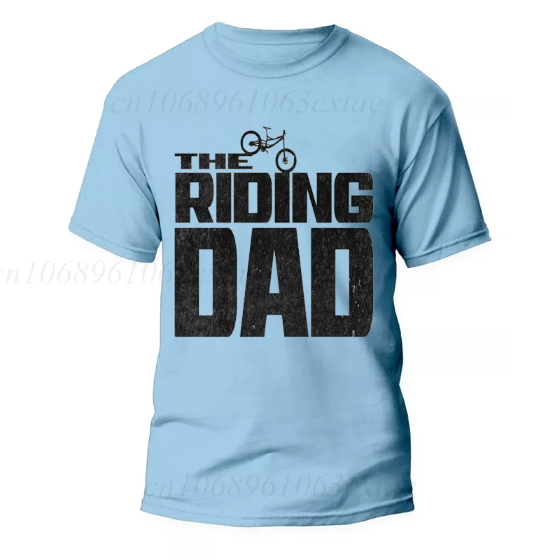 MTB Downhill SPORTS T Shirt Summer Men Short Sleeve T-Shirt Funny Tees Tops Fashion Clothes The Riding Dad Cycling Gift Tops