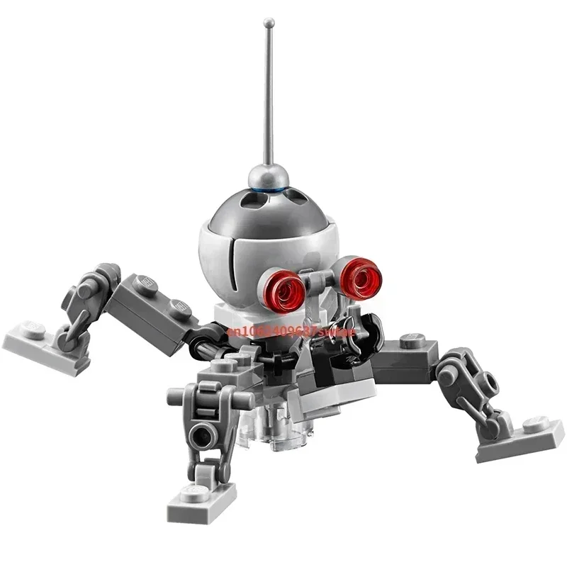 MOC 75142 Homing Spider Droid  Star Plan Space Ship Battle Model Building Blocks Architecture Education Assembly Model Toys