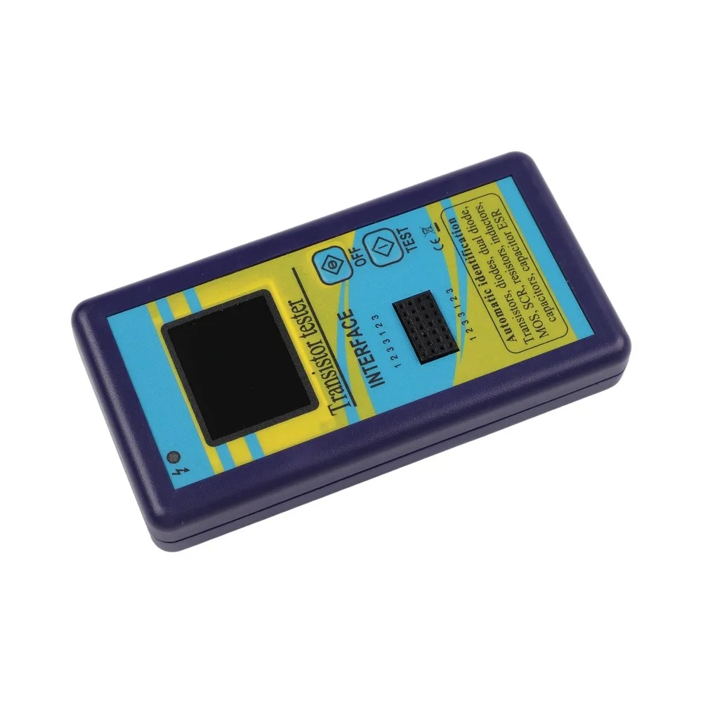 M328 Transistor Tester With 1.8 Inch Color LCD Screen For Resistance Inductance Capacitance ESR Meter 0.5 Ohm To 50M Ohm Range A