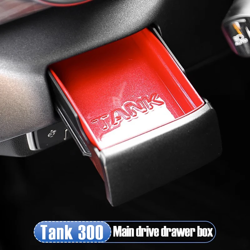 For the Great Wall tank 300 special accessories main driving drawer box ashtray storage storage box interior accessories - Image 6