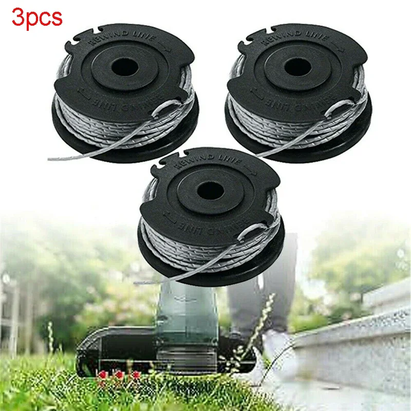 FOR BOSCH ART 23 26 SL Strimmer Trimmer Line Spool Feed 4mX1.65mm 3PCS Lawn Mower Accessories Cutting Line Head For Strimmer Re