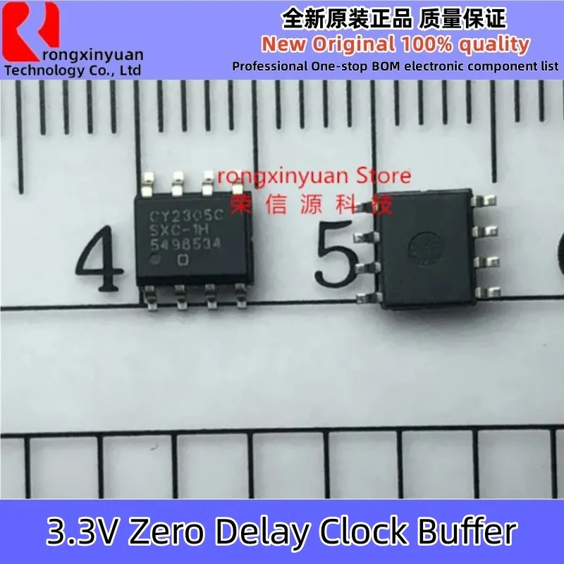 

5Pcs/lot CY2305CSXC-1HT CY2305CSXC-1H SOP-8 CY2305CSXC-1 CY2305CSXC CY2305C 3.3V Zero Delay Clock Buffer 100% New original