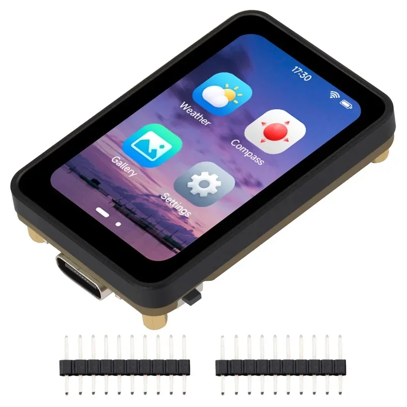 Waveshare ESP32-C6 1.64inch AMOLED Display Development Board, 280×456, 16.7M Color, QSPI Interface, Wi-Fi 6 And BLE 5