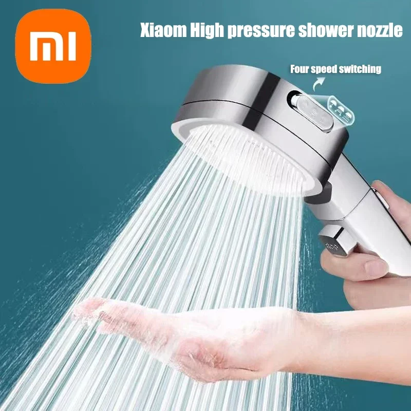 Xiaomi 2025 New Shower Booster Showerhead Powerful Booster Modes Handheld Showers Head Bathroom Bath Faucet Tap Accessories Sets