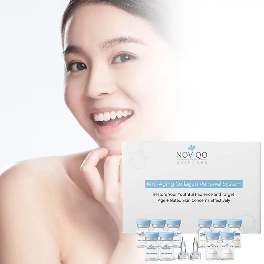 

NOVIQO Anti-Aging Collagen Renewal System Nano Silk Serum Firming Anti-Wrinkle Deep Nourish Repair Fade Fine Lines Youthful Skin