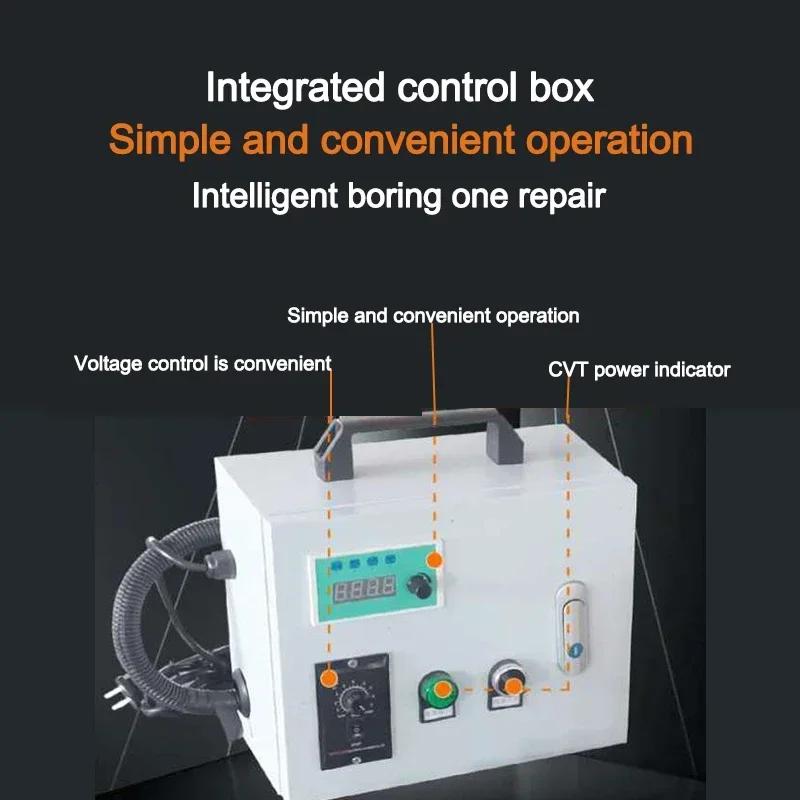 

DLX45/50 Portable Boring And Welding All-In-One Machine Handle Type Turbine Motor Adjustable Boring Speed Automatic Small Loader