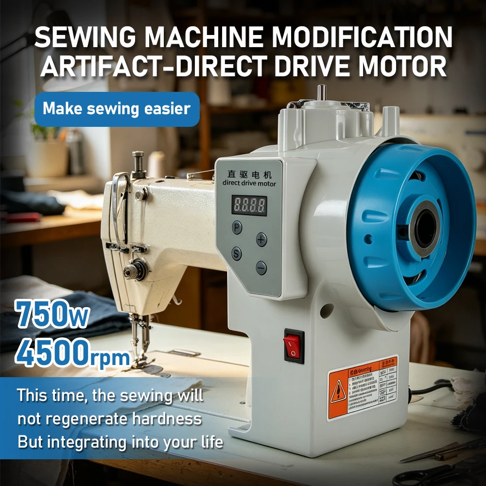 750W High Power Sewing Machine - огляд і ціна Sewing Machine Servo Motor 750W