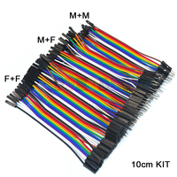 Dupont Line 40~120PCS 40PIN 10CM Male To Male + Male To Female And Female To Female Jumper Wire Dupont Cable For Arduino DIY KIT