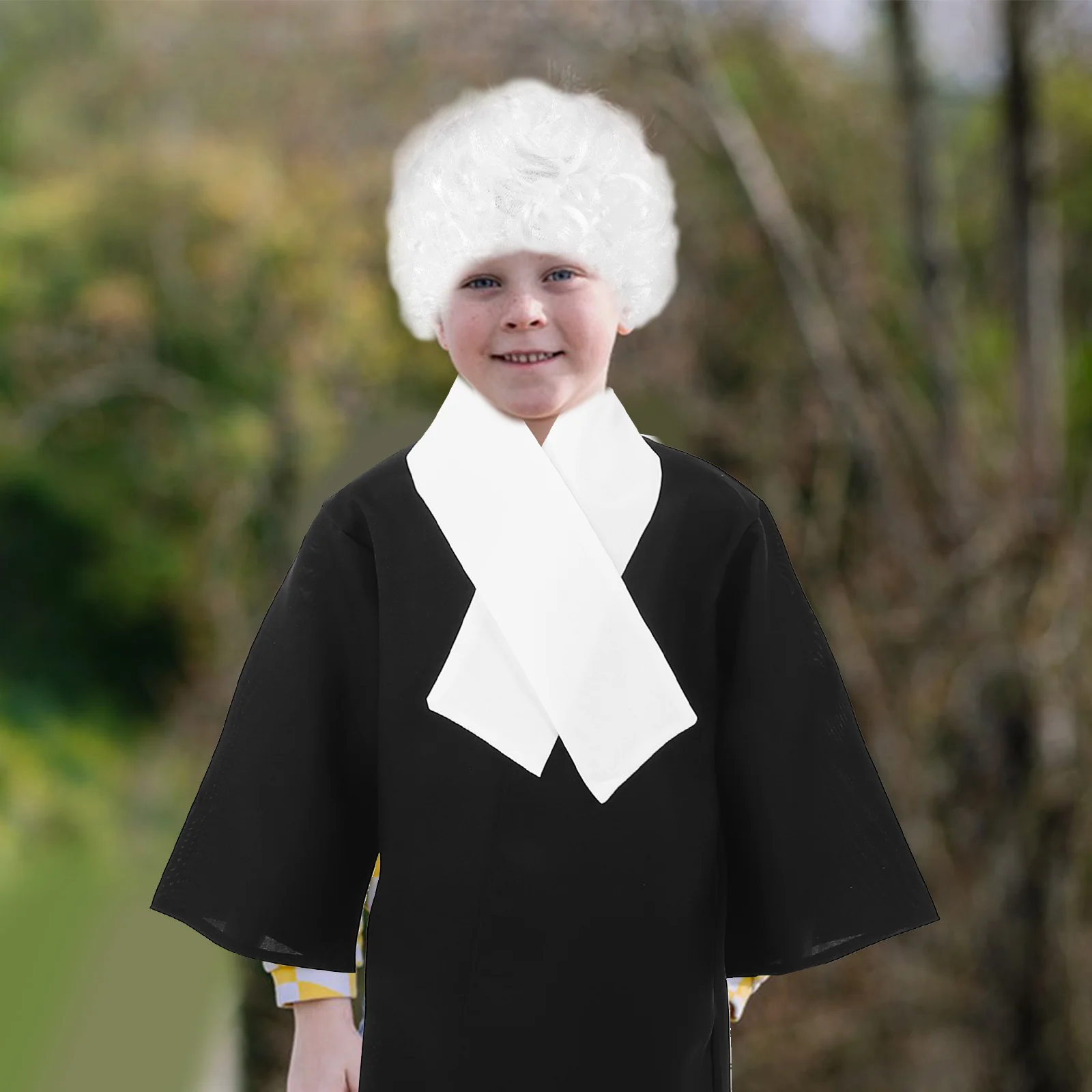 Halloween Cosplay Outfits Children's Judge Uniform Costumes Toddler and Robe