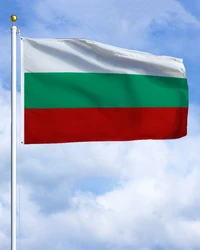 2×3FT Bulgaria Bg White Green And Red Emblem Flag Polyester Printed Banner Tapestry For Decor